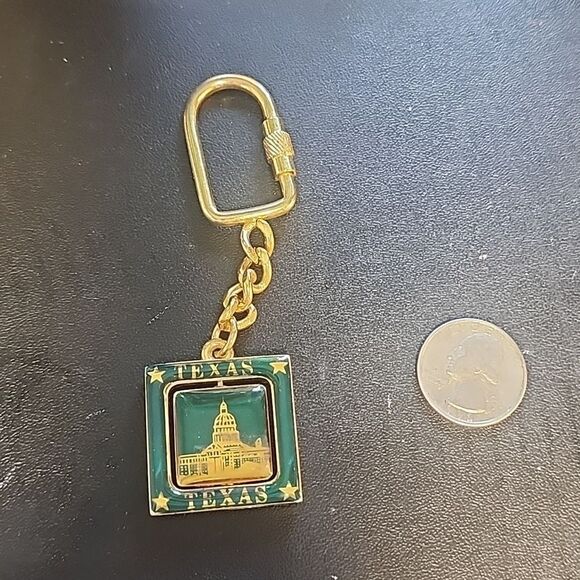 Accessories - Texas gold spinner Keychain